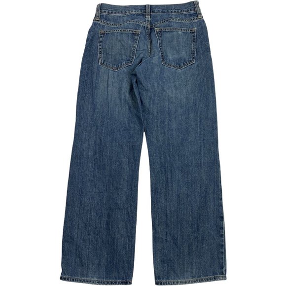 Old Navy 29" X 30' Straight Dark Jeans Regular - Picture 2 of 5